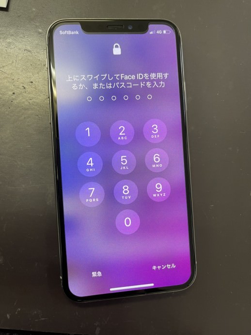 iPhoneXs画面交換後